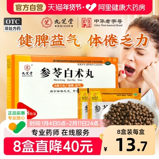 九芝堂参苓白术丸健脾祛湿脾胃调理虚弱健脾益气养胃药参苓白术散