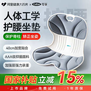 可孚人体工学护腰坐垫办公室久坐学生腰部支撑神靠背姿垫一体器