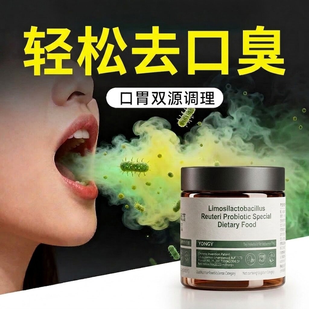 口臭益生菌去口臭除口臭嘴巴臭调理肠胃专用口腔含片男女士口气重