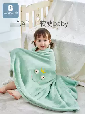 Card with newborn baby bath towel Super soft baby bath towel than cotton absorbent quick-drying super soft products four seasons spring