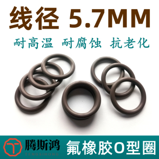 ringO型圈o形環令 進口o型密封圈氟橡膠FKM日標P系列線徑5.7mmO