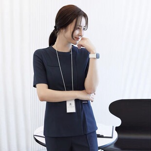 口腔门诊宠物医院护理师工作服女韩式医疗美容技师护士服分体套装