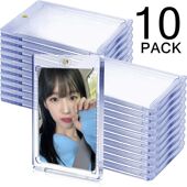 Acrylic idol Magnetic Holder 10Pcs Kpop Card for Photo