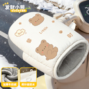 电动摩托车手把套冬季 防寒保暖电瓶车手套防水挡风加绒加厚棉护手