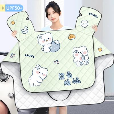 【2026新款大侧翼】电动车挡风被