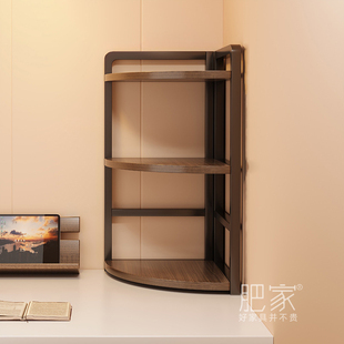 桌面置物架书架办公室转角零食水杯架宿舍多层三角整理架ZTF991