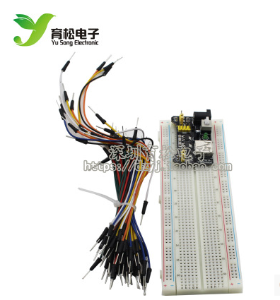 面包板线实验套件 MB-102+杜邦线+面包板电源模块 电子DIY开发板 电子元器件市场 其它元器件 原图主图