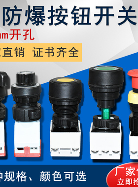防爆防腐控制按钮自复位开关BA8030防爆指示灯急停按钮旋钮开关