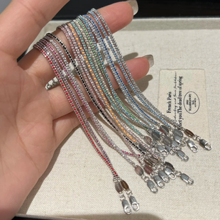 本命年幸运红绳S925纯银编织手绳法国设计极细百搭国潮风手链