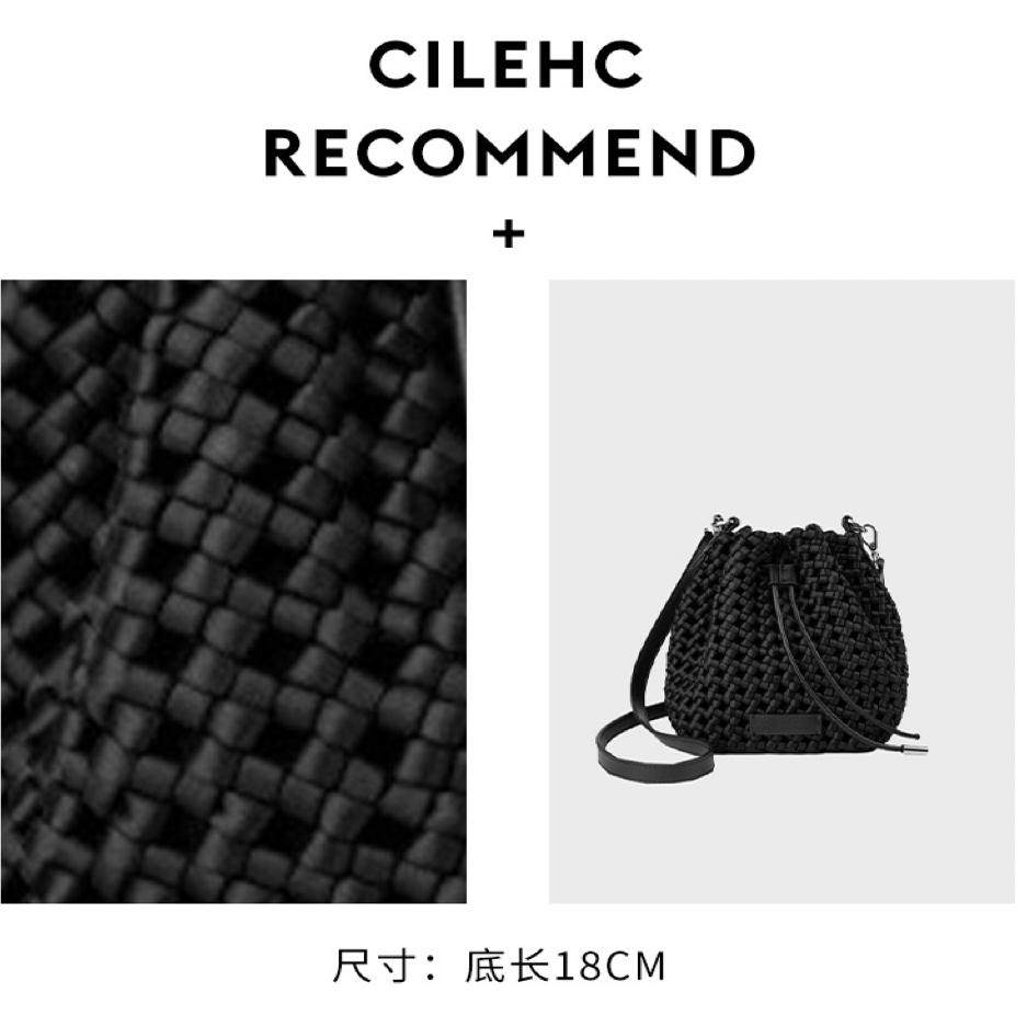手工编织高级感水桶包
