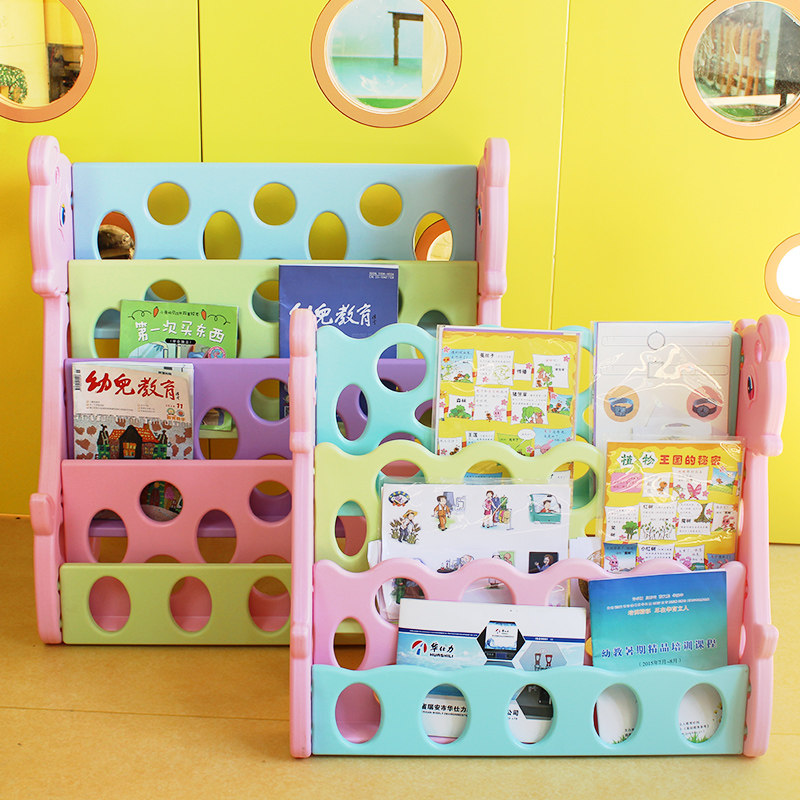 Children's Bookshelf Cartoon Fawn baby Bookcase PE Plastic environmental protection simple and easy bookshelf kindergarten Toys Storage Shelfin the Diapers/Care/Feeding/Push lathe , Children's Room/Tables and chairs/Furniture , Children's storage rack/Storage Rack  category - from Buy2taobao.com to provide professional Taobao agent buy service