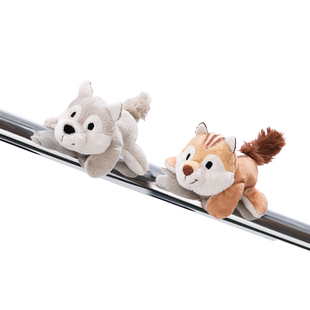 德国NICI森林朋友朋友小狼狼冰箱贴毛绒玩具磁铁贴公仔黑板贴娃娃