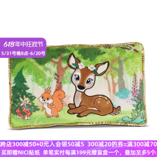 49215 Forest NICI 43x25cm Magical 矩形靠垫 德国 GREEN 2023