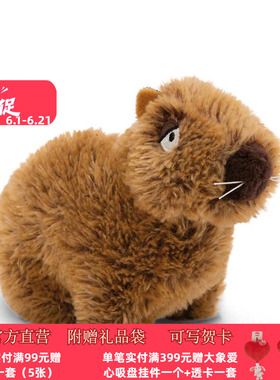 德国 NICI Basic Capybara  Green 水豚公仔 17/27/37cm