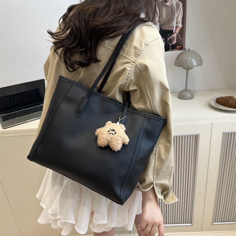 欧美复古大容量包包女2026秋冬新款潮时尚百搭托特包单肩手拎大包