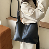 包包女大容量2026新款 秋冬季 百搭高级感单肩斜挎包通勤软皮托特包