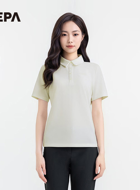 NEPA耐葩25年夏季新品女士舒适百搭短袖Polo衫户外运动T恤7L45265