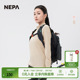 NEPA耐葩2024秋冬户外女士百搭弹力长袖 半拉链T恤7K65401
