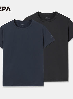 NEPA耐葩户外26春季新品男女同款短袖圆领2件装弹力T恤7MG5300