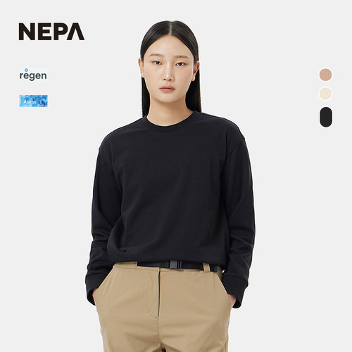 NEPA25春夏新品女士卫衣长袖T恤