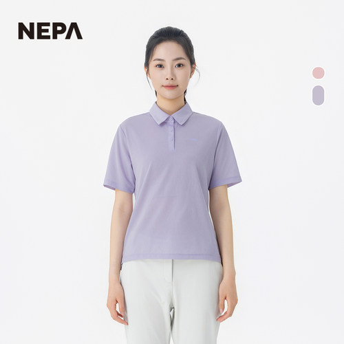 NEPA耐葩女士短袖网眼POLO衫