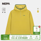 NEPA耐葩24秋冬户外男女卫衣保暖绒布舒适连帽长袖 T恤7KF6015