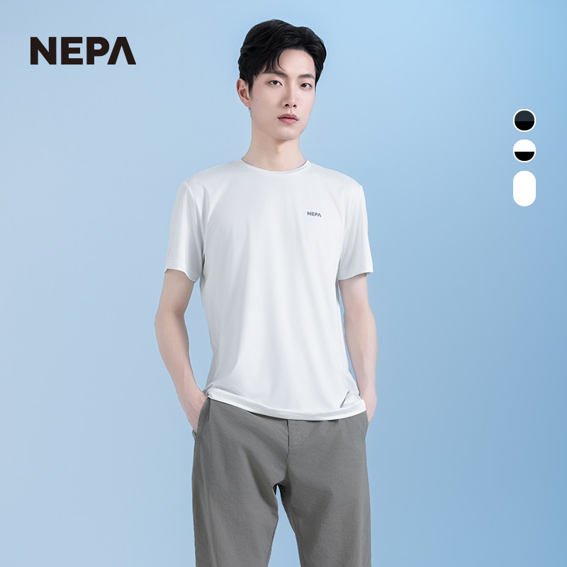NEPA春夏男女短袖圆领T恤套装图片