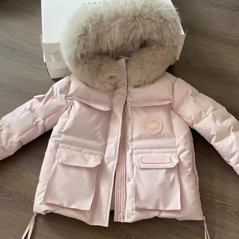 2025年冬新款90新国标白鸭绒羽绒服女中长款工装丹麦之冬极寒外套