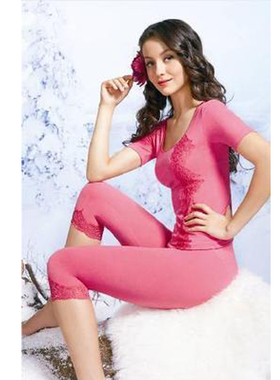 正品 戴丝玉 H71084K 薄款女士棉七分裤