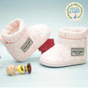 商场同款清仓Peter Rabbit比得兔宝宝秋冬保暖软底学步鞋加绒脚套