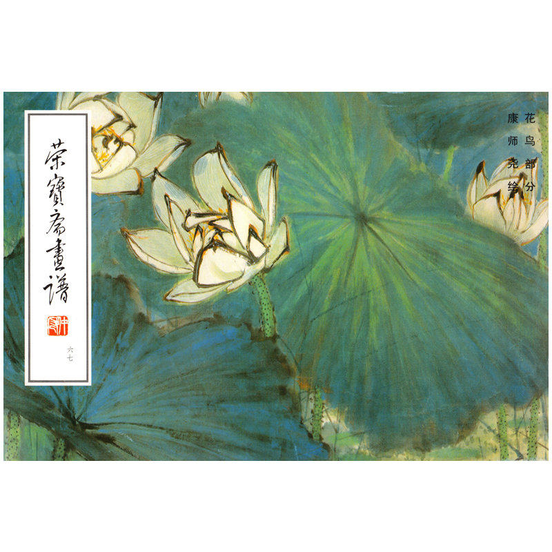 荣宝斋画谱67 花鸟部分 康师尧绘 绘画国画水墨山水花鸟花卉画集作品