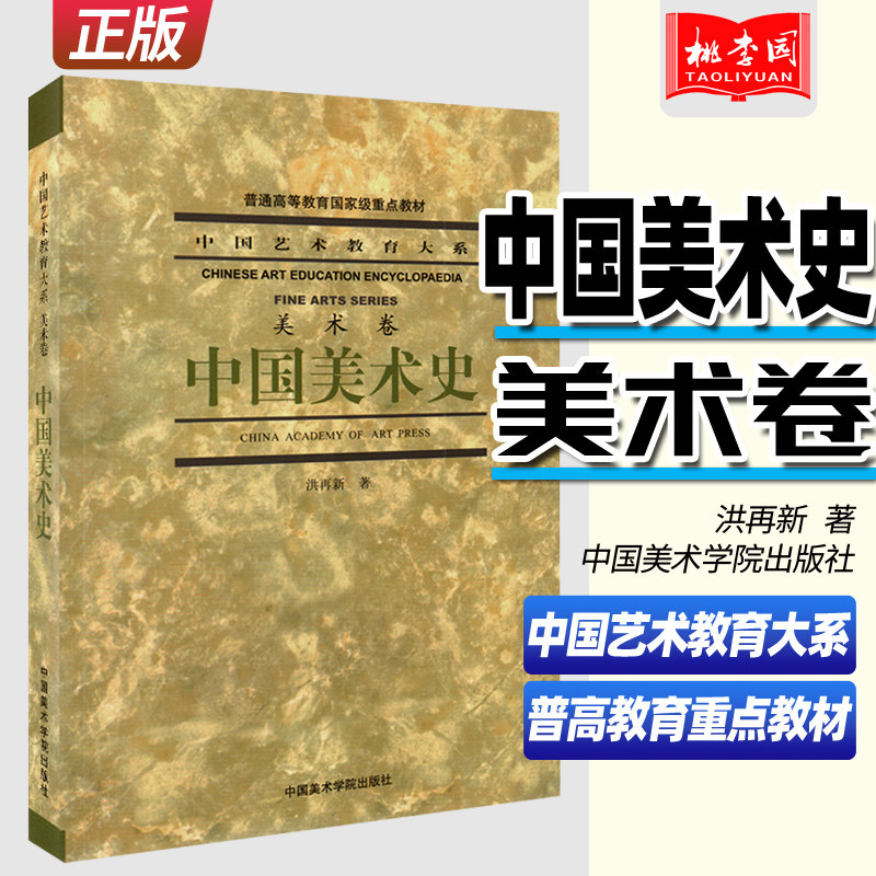 【14年老店】正版包邮 中国美术史美术卷中国艺术教育大系 洪再新