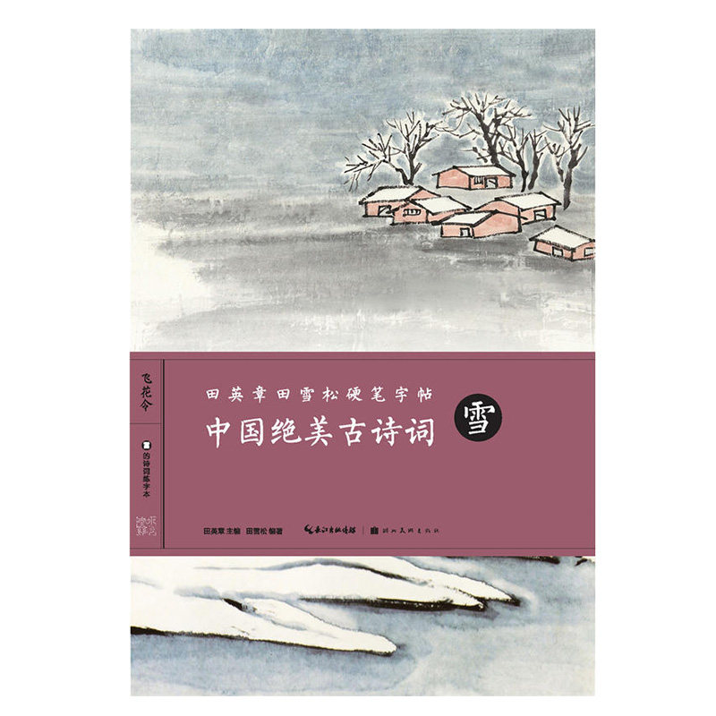 正版 田英章田雪松硬笔字帖 中国绝美古诗词雪 飞花令雪的诗词练字本