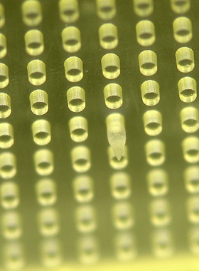 微纳3d打印10um分辨率微柱微针微孔PDMS模具精密加工