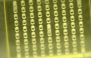 微纳3d打印10um分辨率微柱微针微孔PDMS模具精密加工