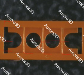 微米级dlp光固化微纳3D打印微小结构零件无支撑壁厚20um不变形