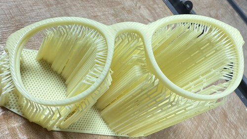 微米级下沉式Dlp 光固化高精度3D打印眼镜架眼镜腿微支撑易剥离