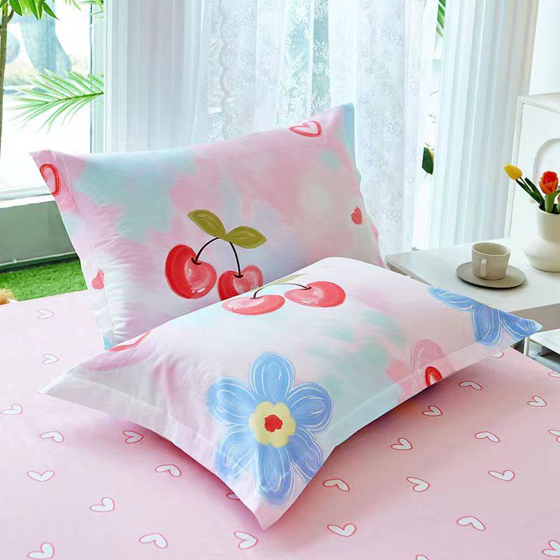 纯棉枕套一对装48x74cm全棉枕芯套单人学生枕头套大号成人家用夏,床上用品,枕套,淘宝优惠券,粉丝福利购,淘宝优惠卷