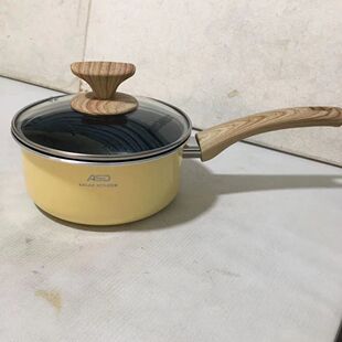 爱仕达奶锅不粘锅NL16G6WG-Y,16cm晶石新不沾奶锅泡面煮热奶明火