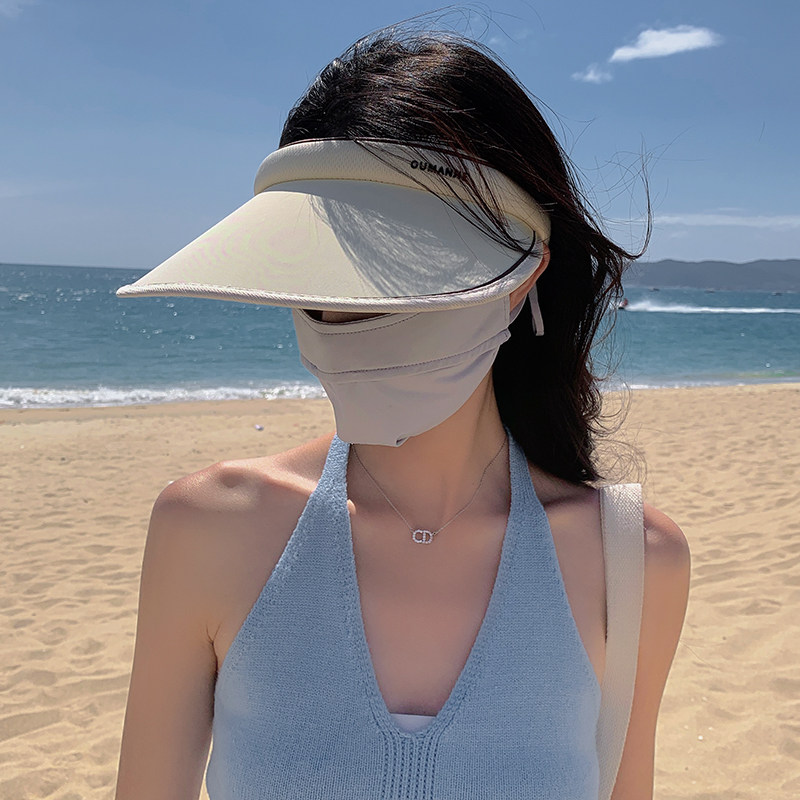 空顶帽女款夏季海边沙滩防晒气质图片