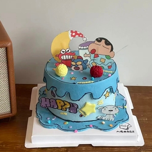 睡衣小新生日蛋糕装 INS风材料包彩色球炫彩雨丝配件 饰插件韩式
