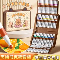 卡皮巴拉丙烯馬克筆美術(shù)專用