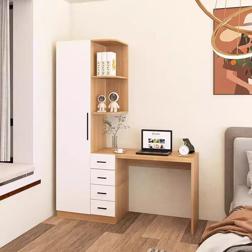 衣柜连书桌一体小户型