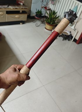仿古辽金骨朵健身破甲锤车载防身破窗安全锤冷兵器兵人甲配件