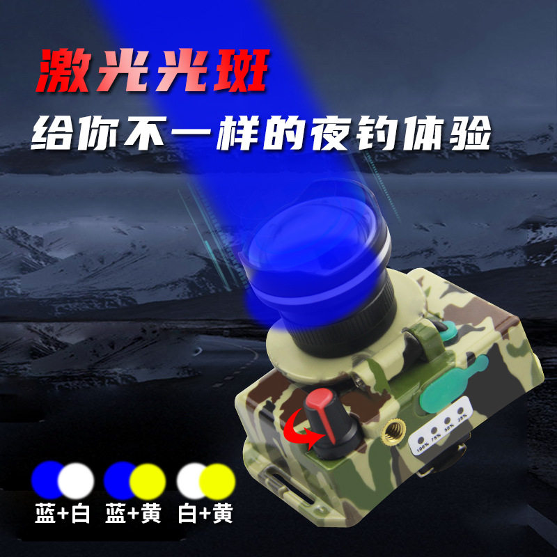 夜钓头灯强光充电头戴式超长续航