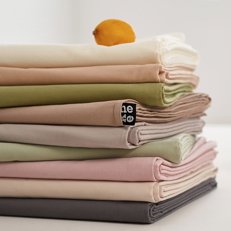 秋冬A类纯色提花全棉磨毛床单