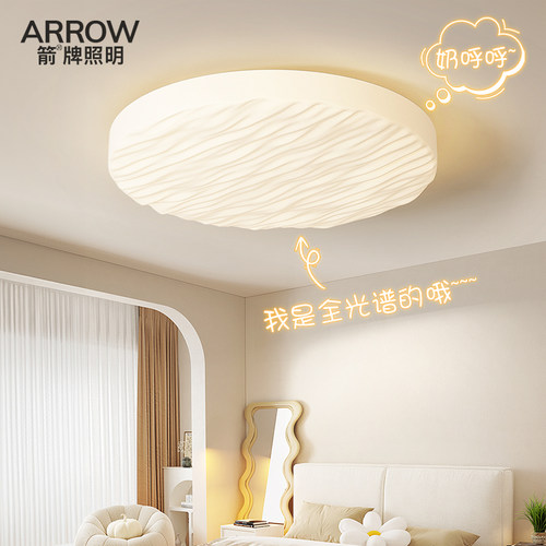 箭牌卧室吸顶灯书房间中山灯具