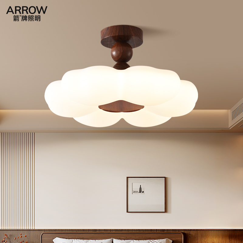 箭牌法式中古半吊卧室吸顶灯具