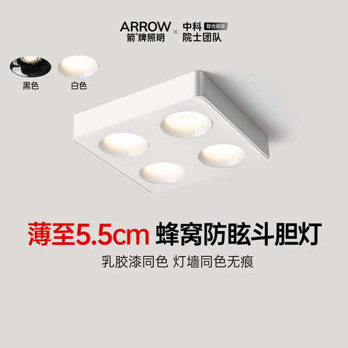 箭牌中科稀土防控近视明装斗胆灯