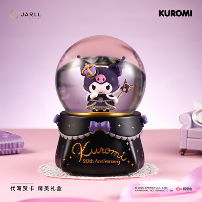 JARLL赞尔库洛米20周年纪念款水晶球音乐盒八音盒七夕礼物送女友